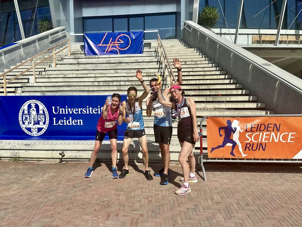 LUCL Runners bij de Leiden Science Run 2025