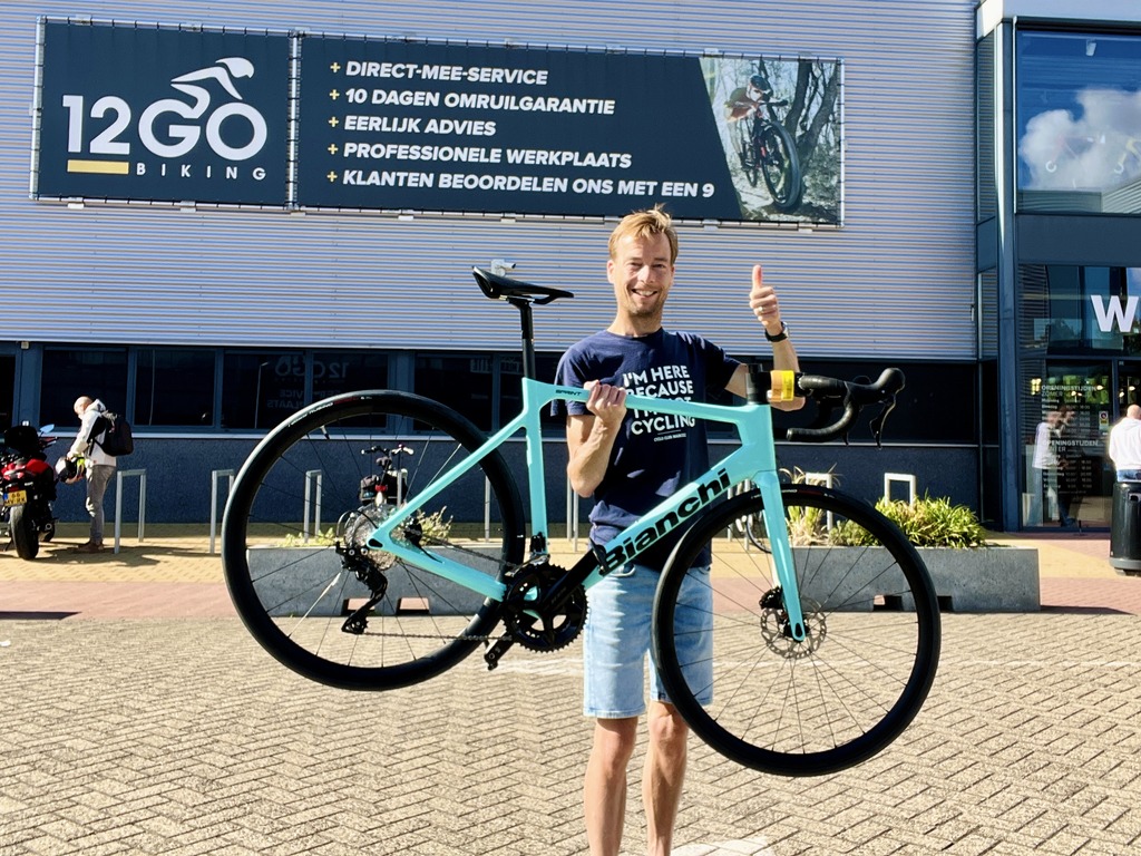 Fiets opgehaald bij 12GO Biking