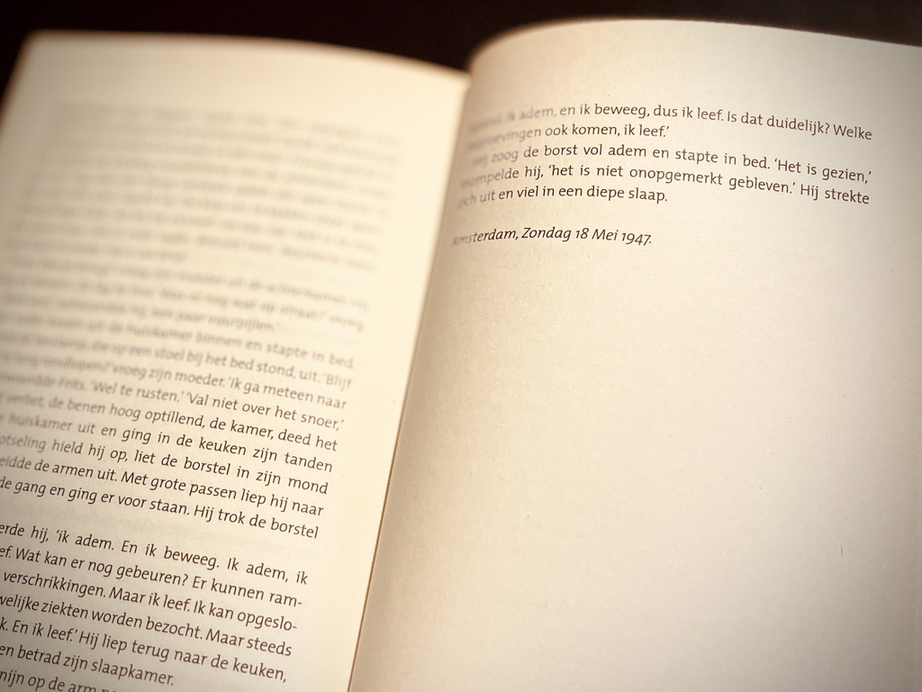 The last sentences in Gerard Reve's De Avonden