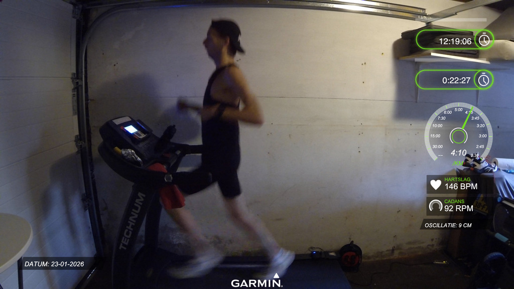 Zo'n 22 minuten 'onderweg'