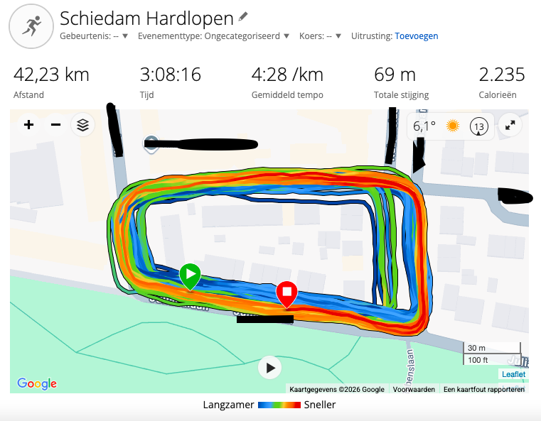 A lot of laps around the house add up to 42.2K