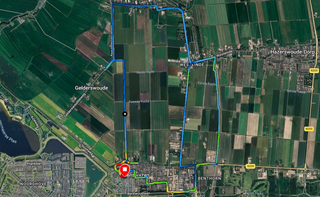 Duurloop in de Benthuizer polder