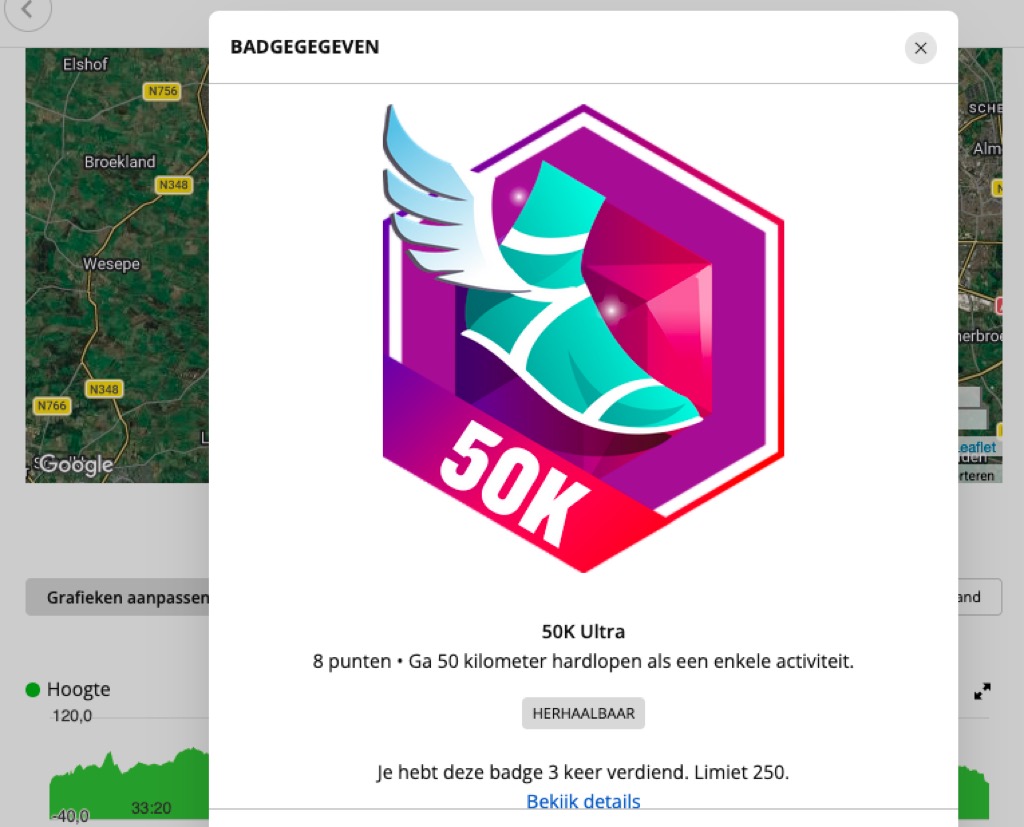 50K Ultra-badge