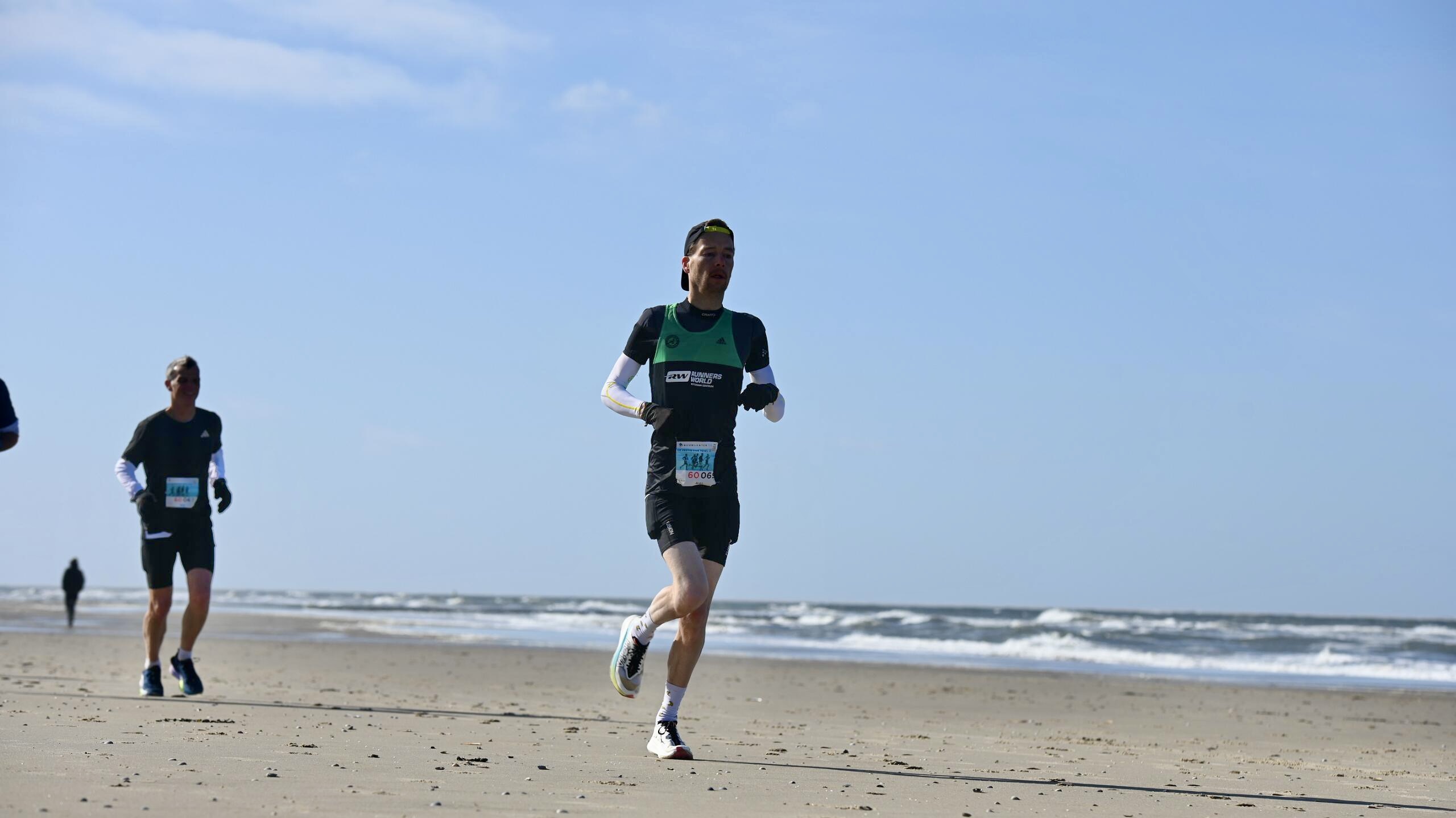 De eerste helft met veel (goed) strand
