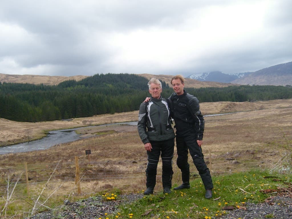 Leo en Alex in de omgeving van Mallaig