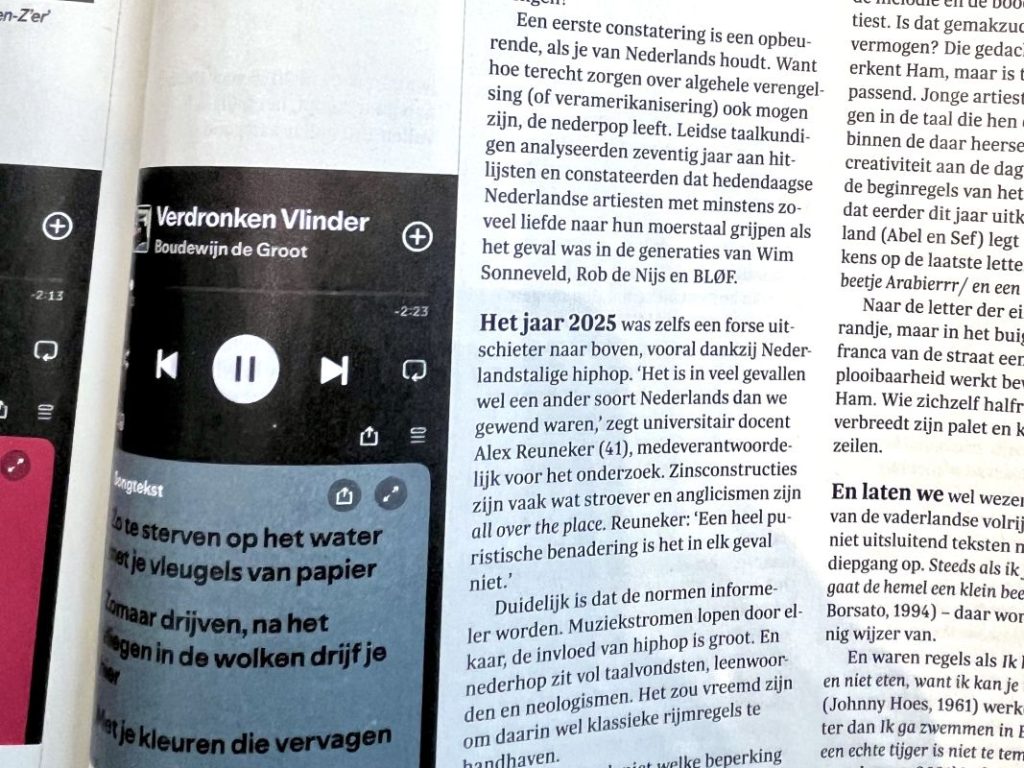 Fragment uit 'Het rijmt niet, maar het klinkt wel'.