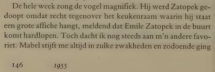 Zatopek de kneu